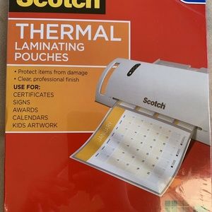 Scotch Thermal Laminating Pouches QTY: 150